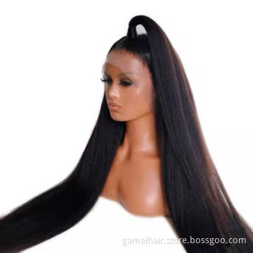 Hot beauties Virgin Brazilian Hair 4x4 Lace Closure Human Hair Lace Front Wigs Straight Human Hair Wigs